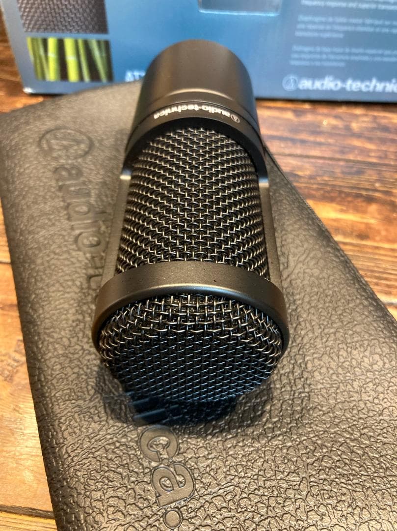 audio-technica AT2020　コンデンサマイク　美品