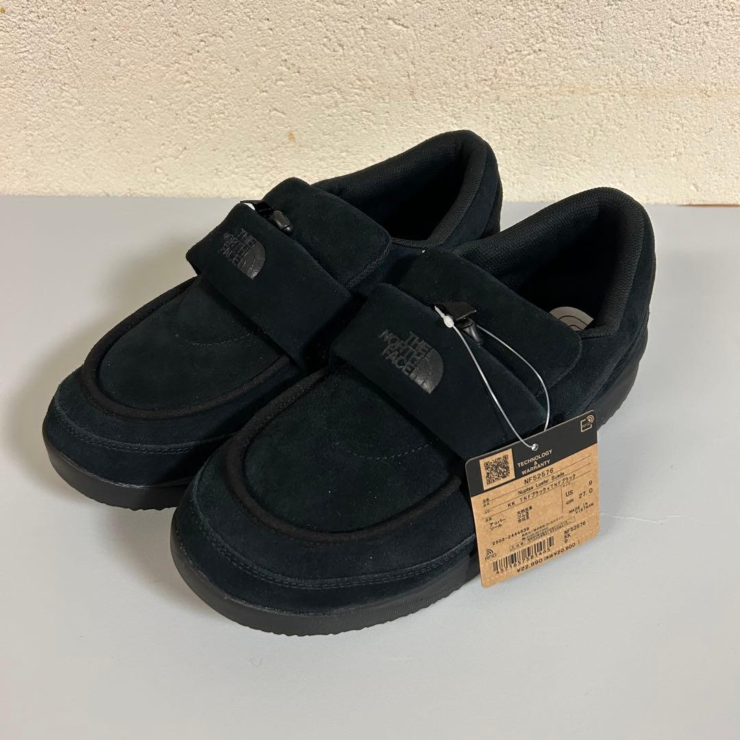 ヌプシ ローファー スエード 27cm ブラック