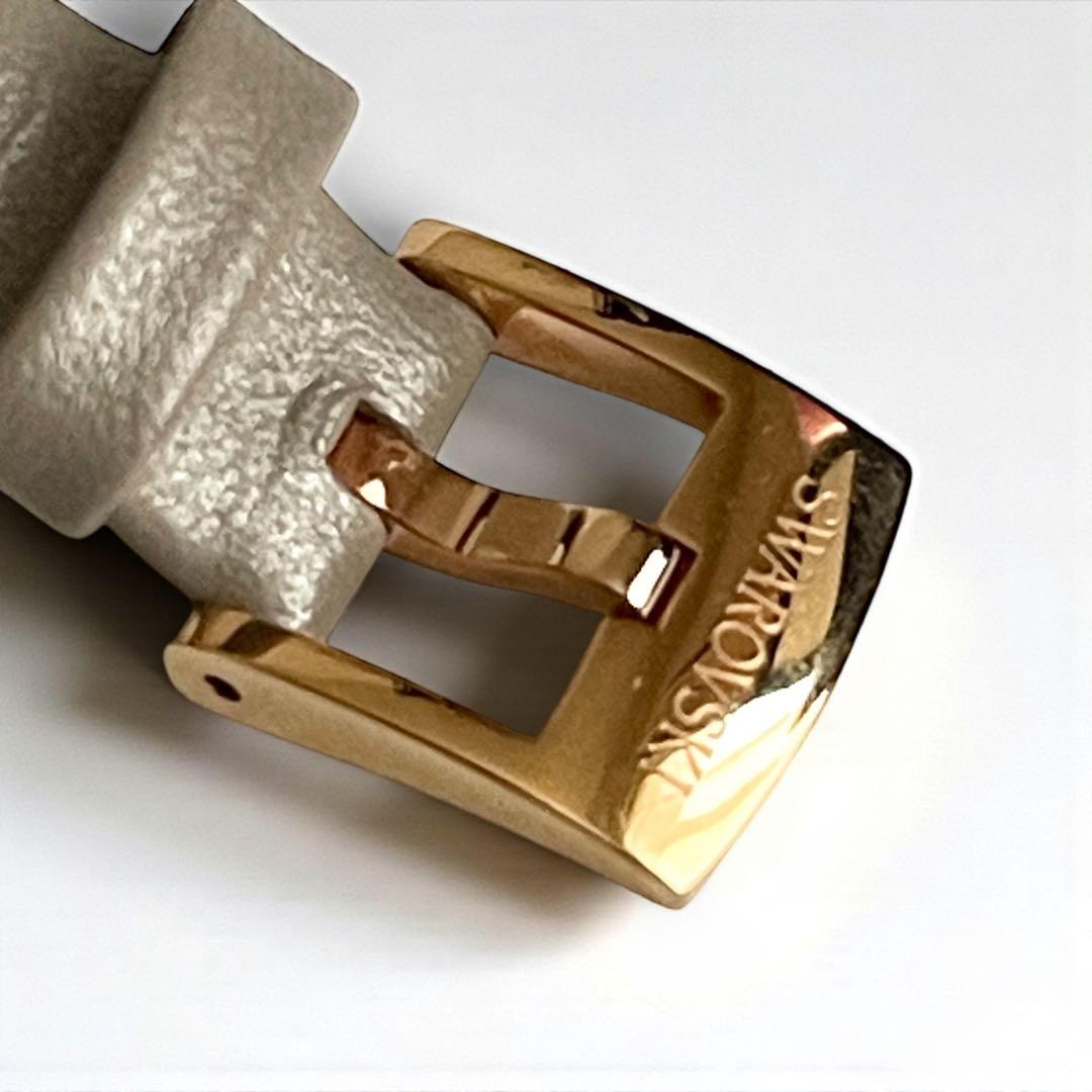美品 稼働品 付属品有り SWAROVSKI レディース ローズゴールド