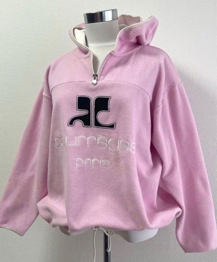 Courreges Y2K 平成 クレージュ フリース ボアパーカー 古着屋