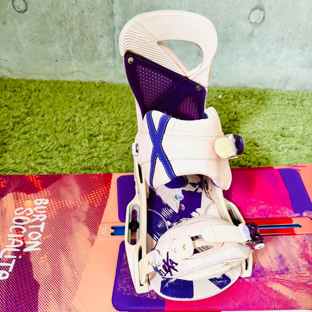 【希少サイズ】バートン ソーシャライトSOCIALITE 145cm セット