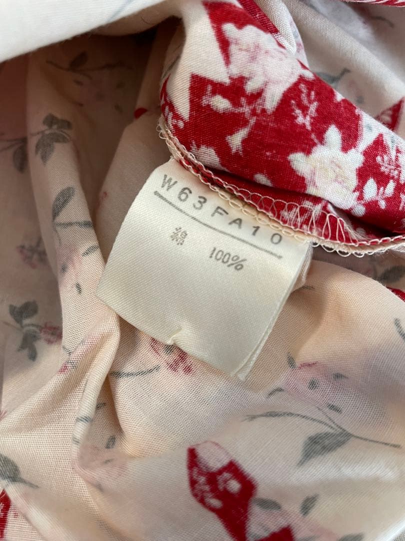 ら*様 ワンダフルワールド　薔薇チャイナ　半袖ワンピース