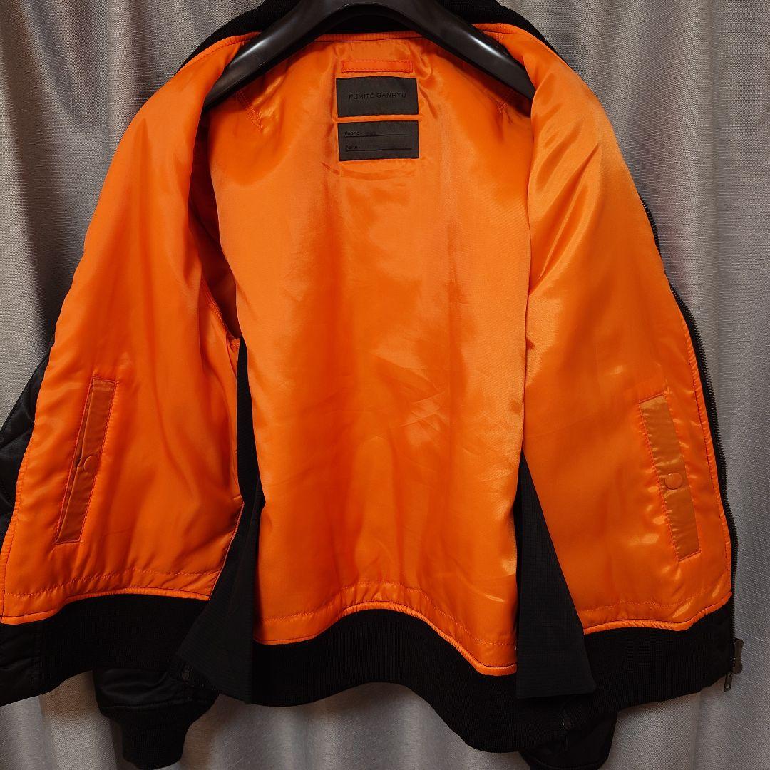 FUMITO GANRYU Ventilation MA-1 黒 サイズ2