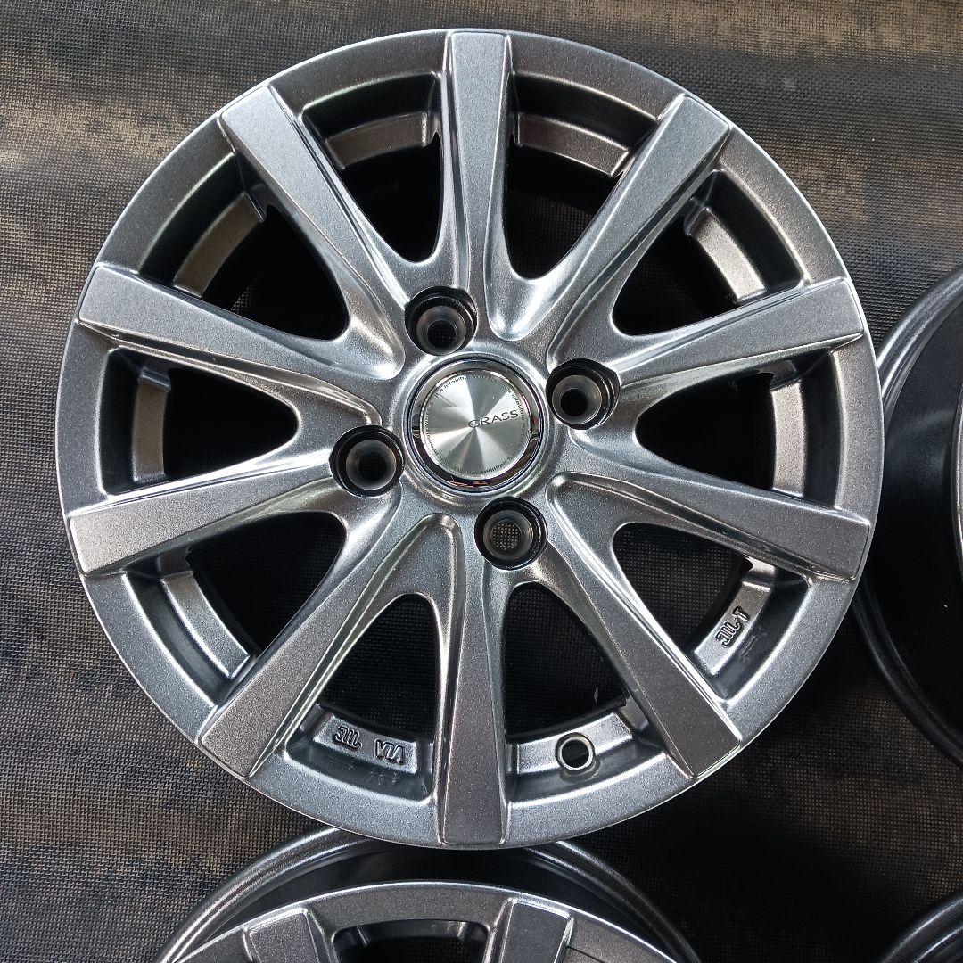 軽量 GRASS 13インチアルミホイール 4本セット