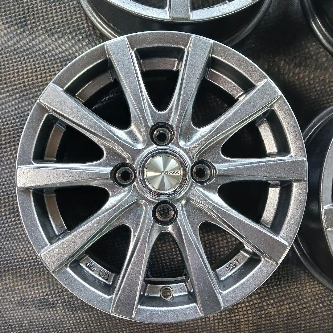 軽量 GRASS 13インチアルミホイール 4本セット