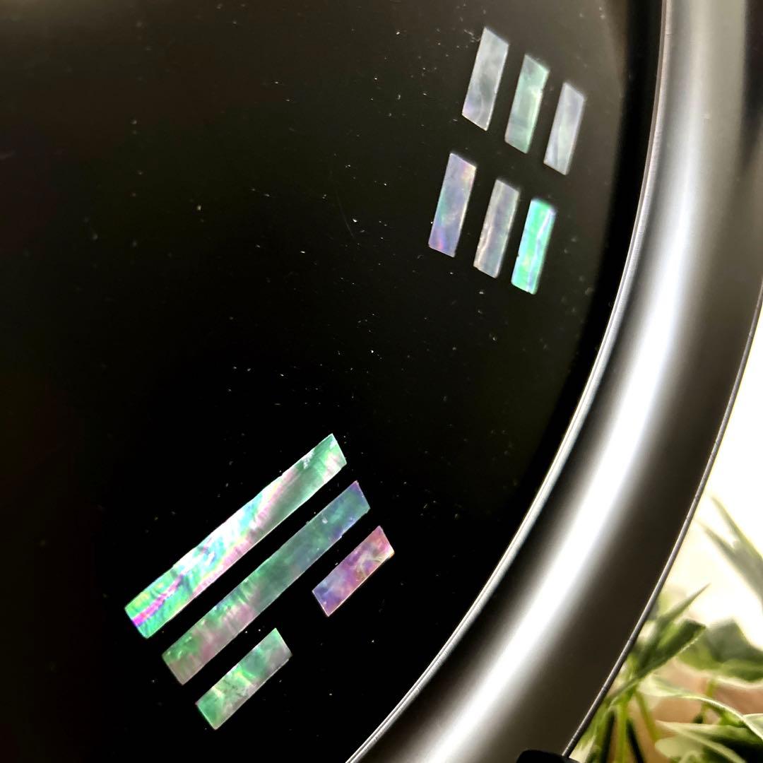 未使用　螺鈿　青貝嵌入　真塗　漆塗　八掛盆　乱盆　丸盆　茶道具　茶道　裏千家