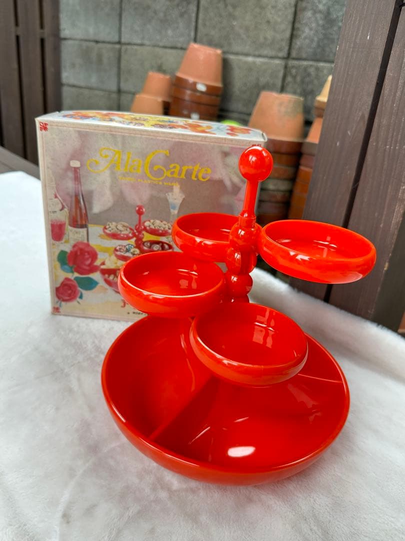 昭和レトロ　アラカルト　つまみ入れ　スペースエイジ　ミッドセンチュリー　当時物