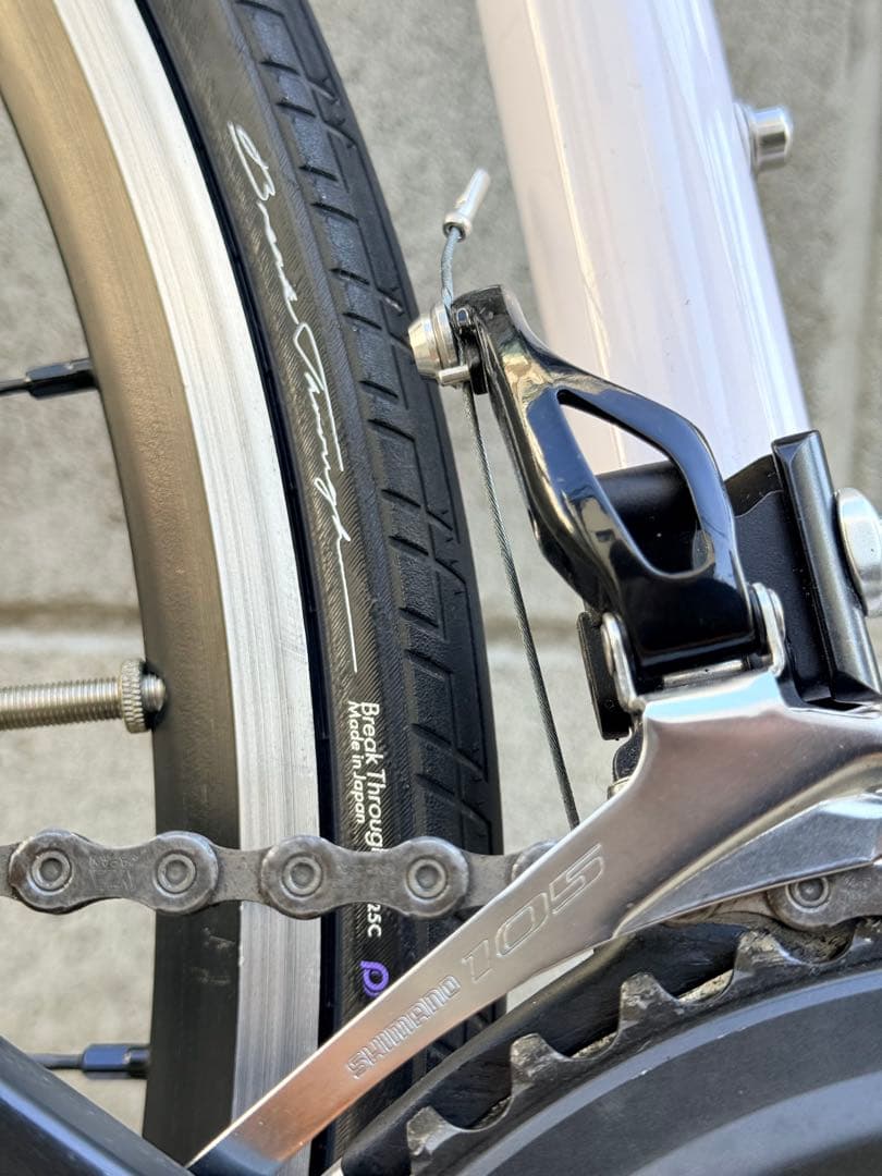 SCOTT ロードバイク ホワイト/グリーン 700C Shimano105