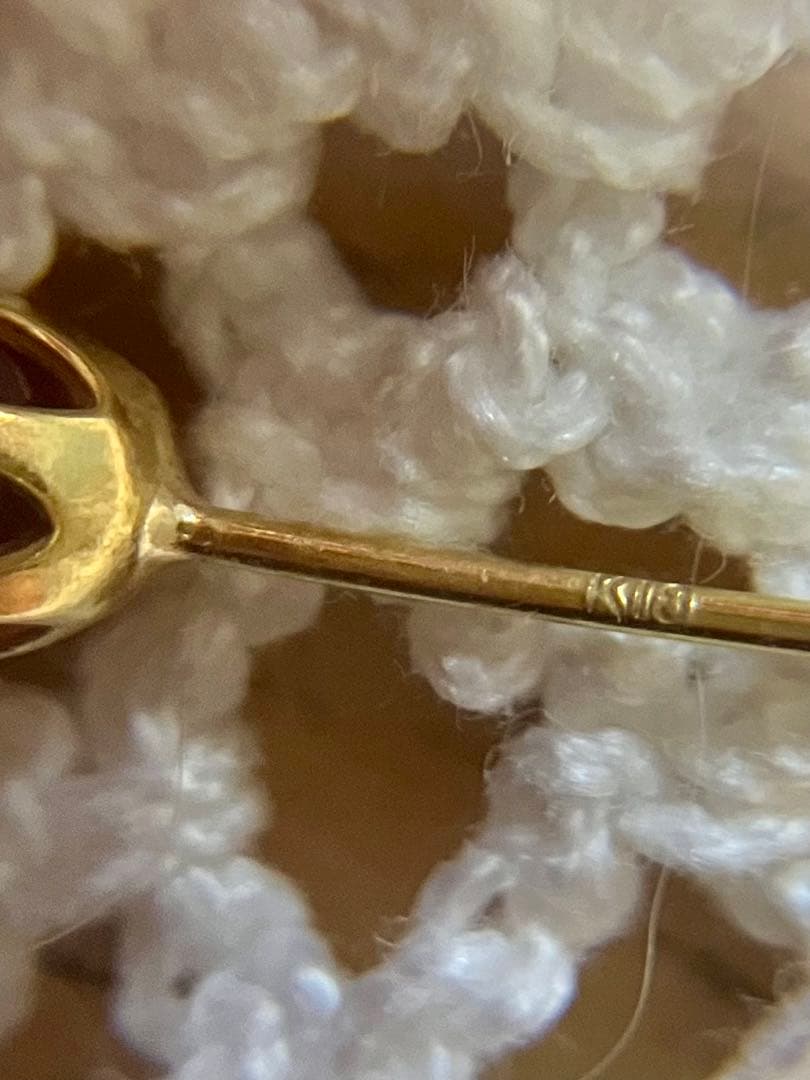 K18＊ルビーピアスです