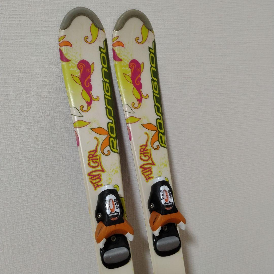 ROSSIGNOL FUN GIRL スキー板 バインディング付き　100cm
