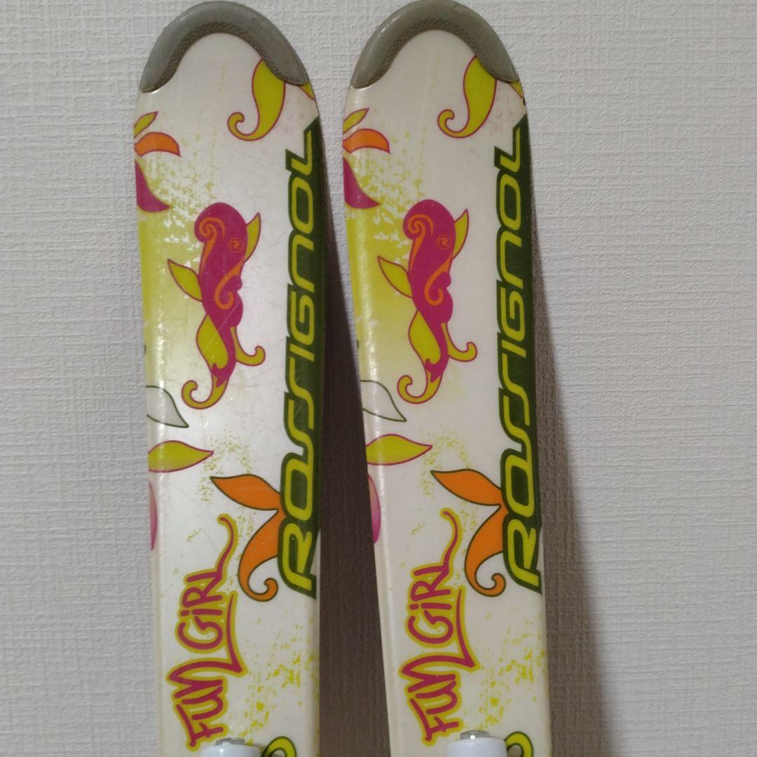 ROSSIGNOL FUN GIRL スキー板 バインディング付き　100cm