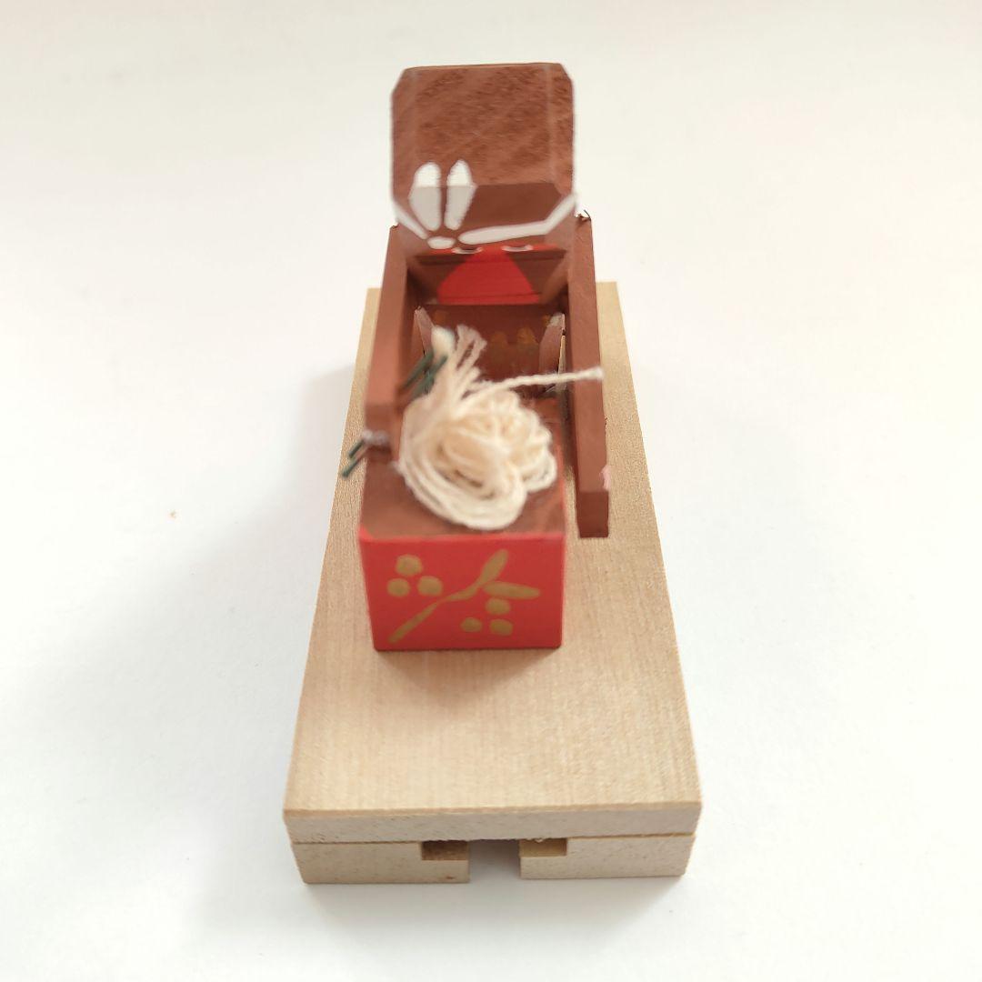 美品　箱説明書付き　郷土玩具　そばくいざる　中山道奈良井宿　信濃猿　からくり玩具