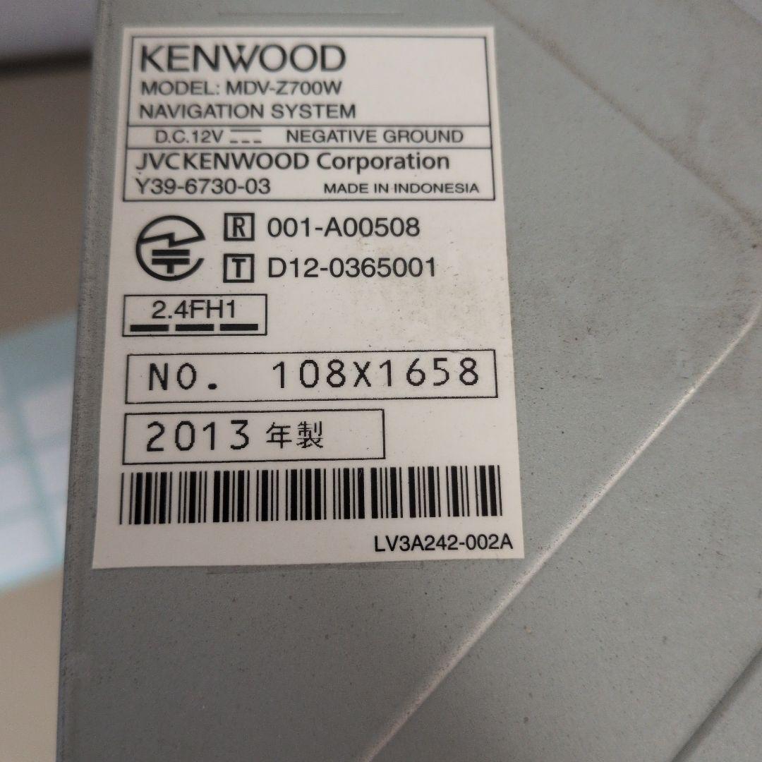 336 動作良好 Bluetooth MDV-Z700W ケンウッド HDMI
