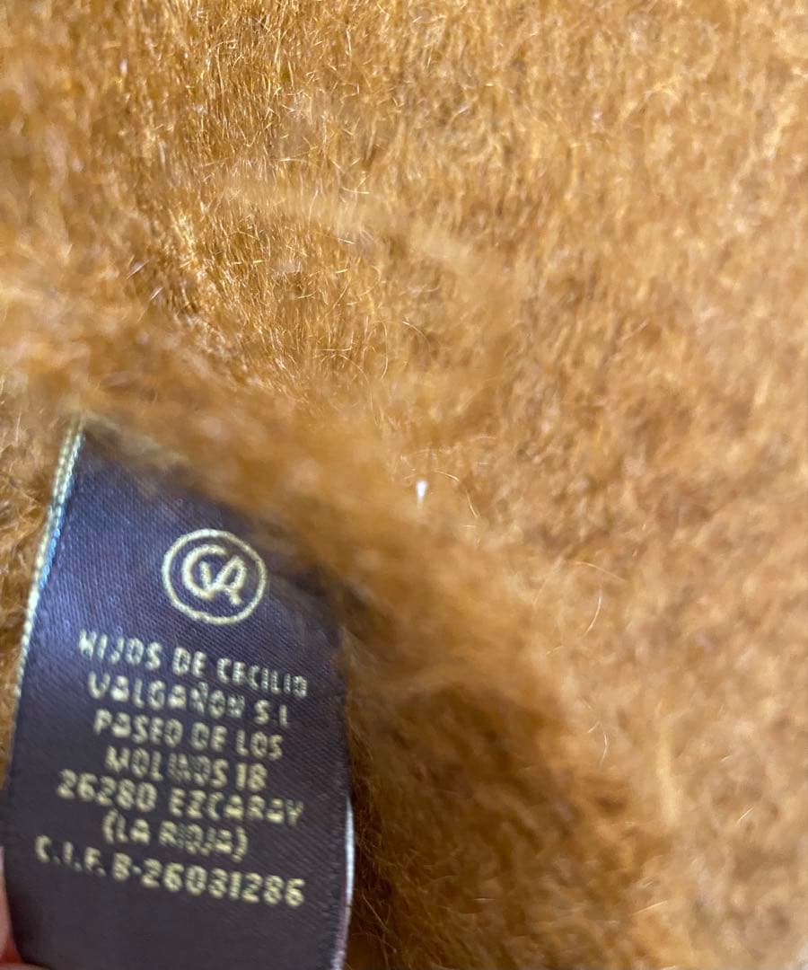 CINQ モヘアマフラー　ブラウン　新品未使用　くらすこと