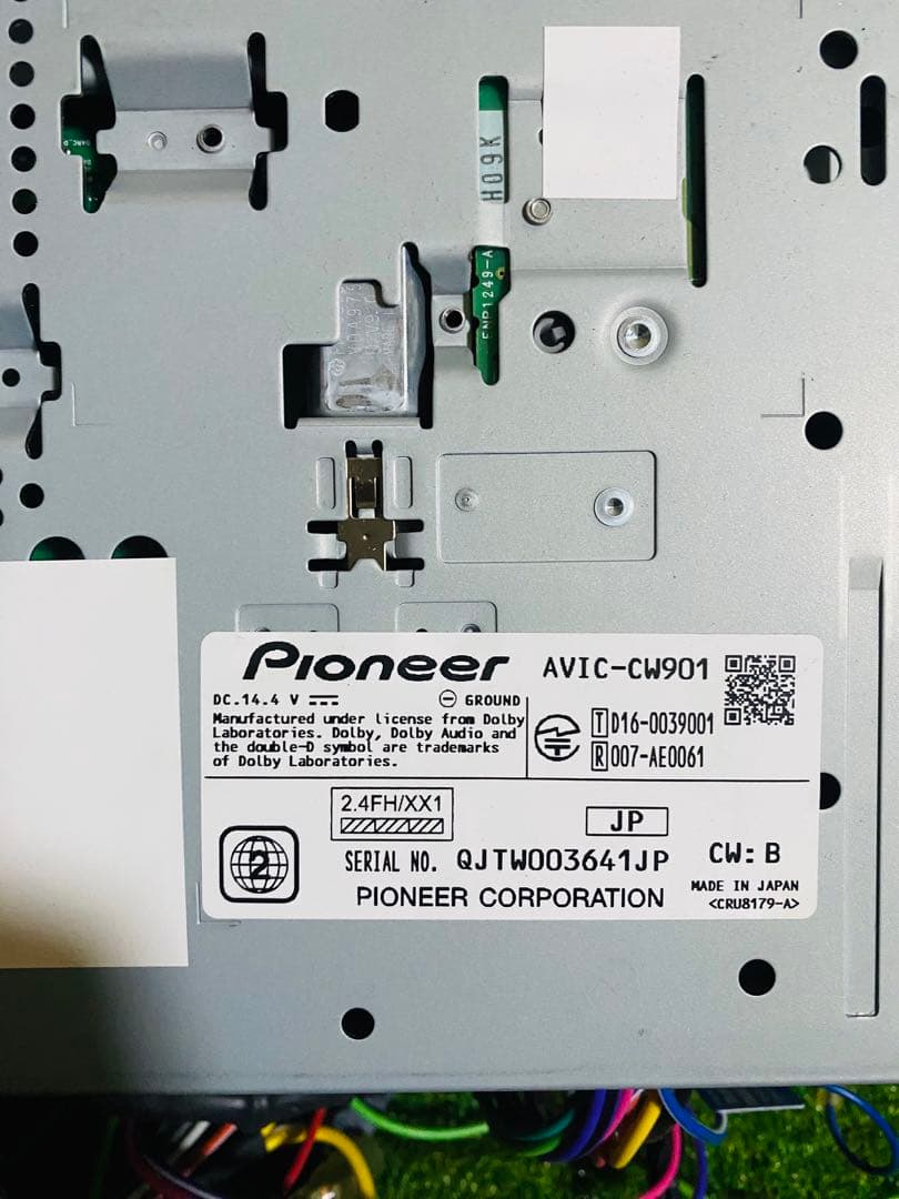 PIONEER AVIC-CW901 GPSマイク付きUSB配線マップ 2017