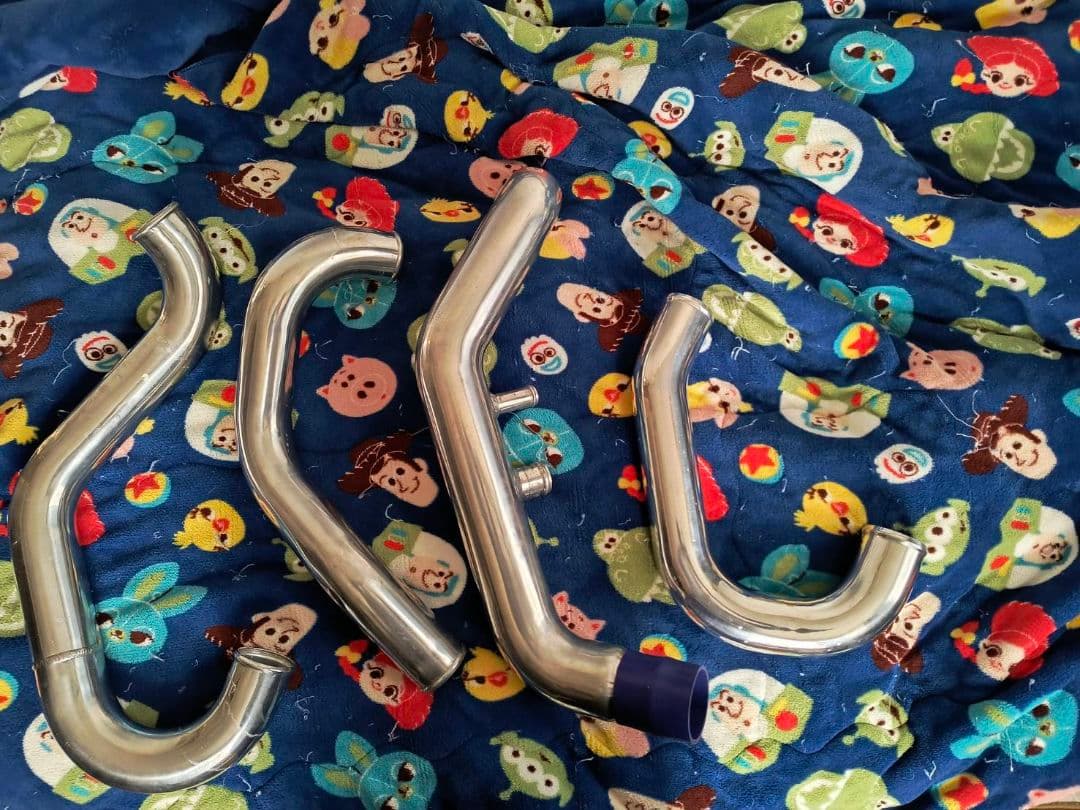 HKS パイピング4本セット　ct9a ランエボ　純正インタークーラー用