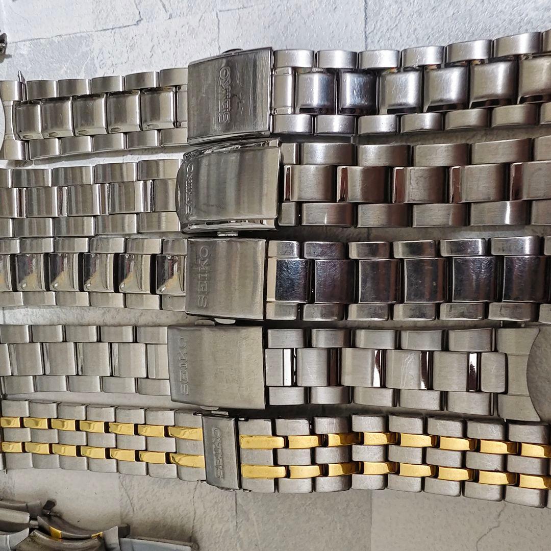 20mm SEIKO セイコー 腕時計ベルト メタルバンド 5本セット