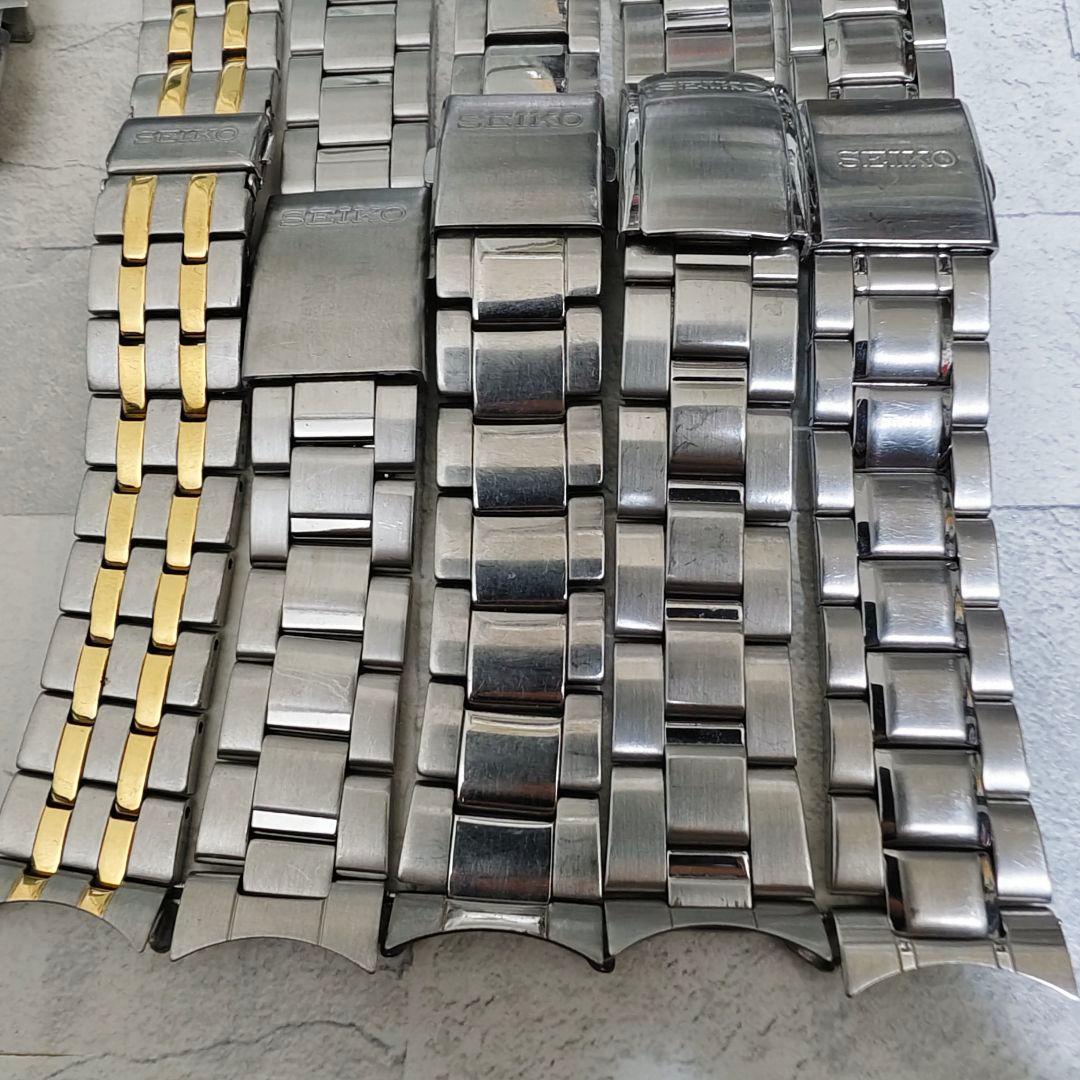 20mm SEIKO セイコー 腕時計ベルト メタルバンド 5本セット