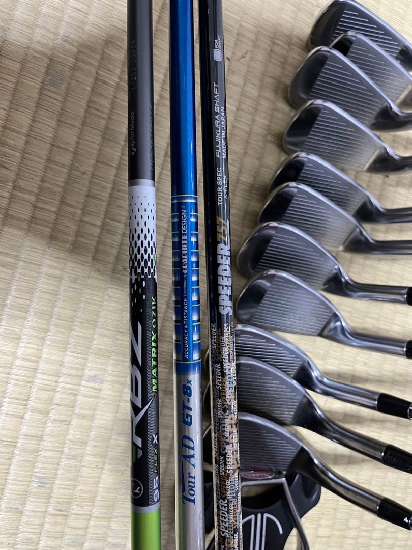 支給品!14本が支給品！超豪華テーラーメイドゴルフセットＸ+キャデバッグ+オマケ