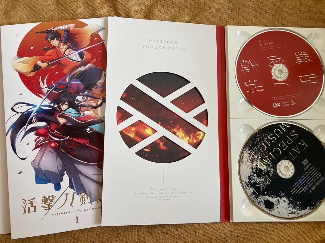 活劇 刀剣乱舞 完全生産限定盤 DVD 全6巻