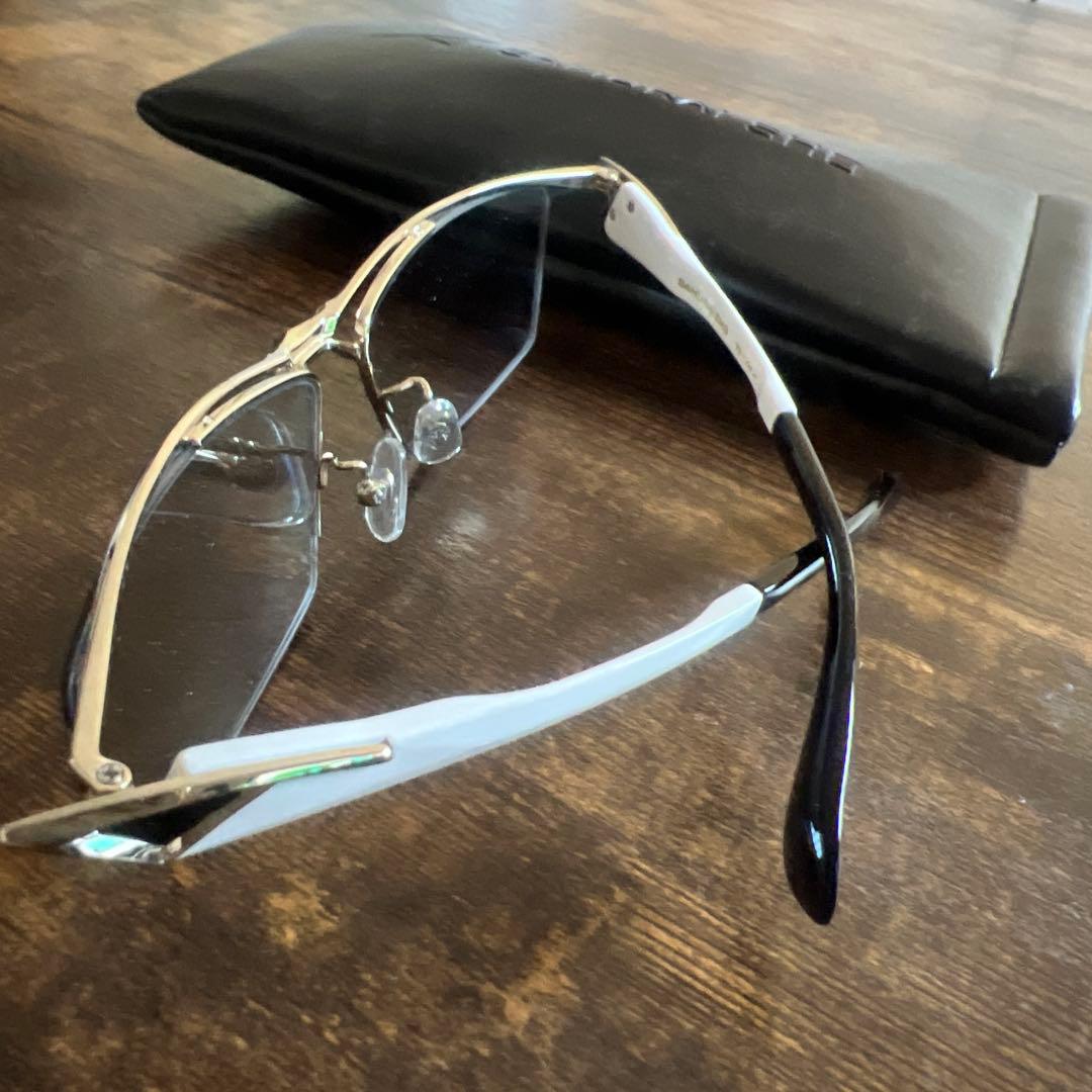 SAMURAI SHO サングラス ホワイト/シルバー　度無し　　哀川翔