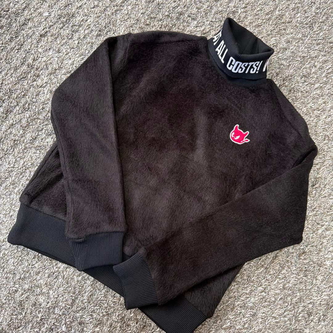 WAAC 【韓国ブランド】 防寒 ゴルフウェア トップス 起毛 フリース