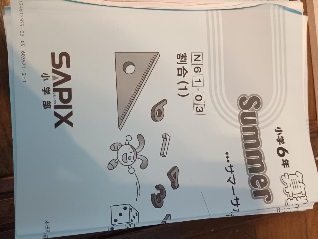 【早い者勝ち！随時値下げ】サピックス６年の4教科セット、テスト・問題集など充実！