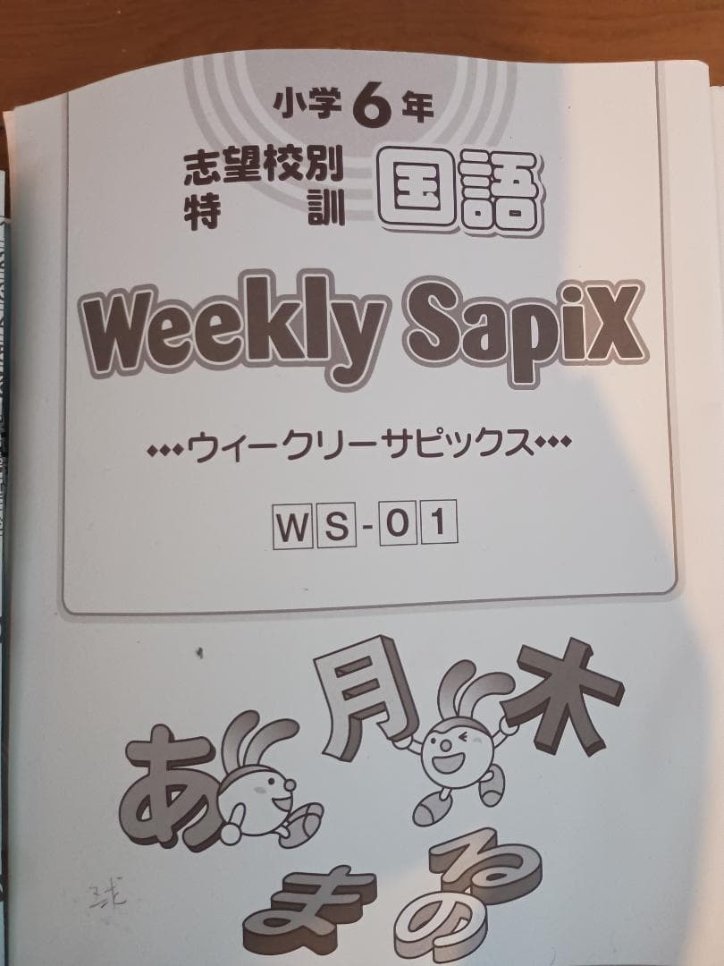 【早い者勝ち！随時値下げ】サピックス６年の4教科セット、テスト・問題集など充実！