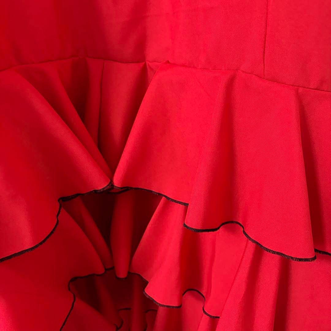 フラメンコバタデコーラ　赤×黒