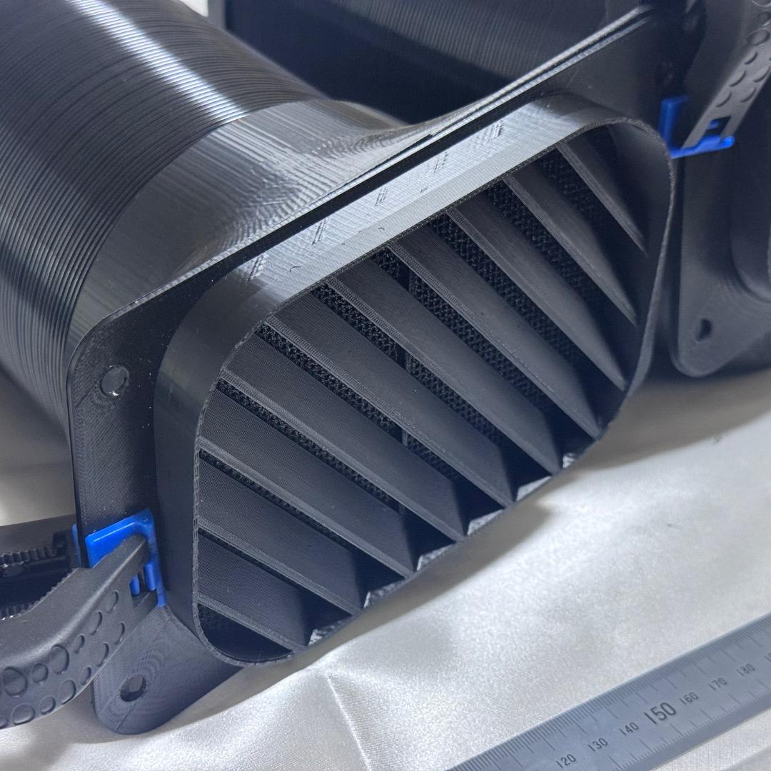 エコフローECOFLOW WAVE2,3専用ダクト取付用パーツ 助手席ドア用②