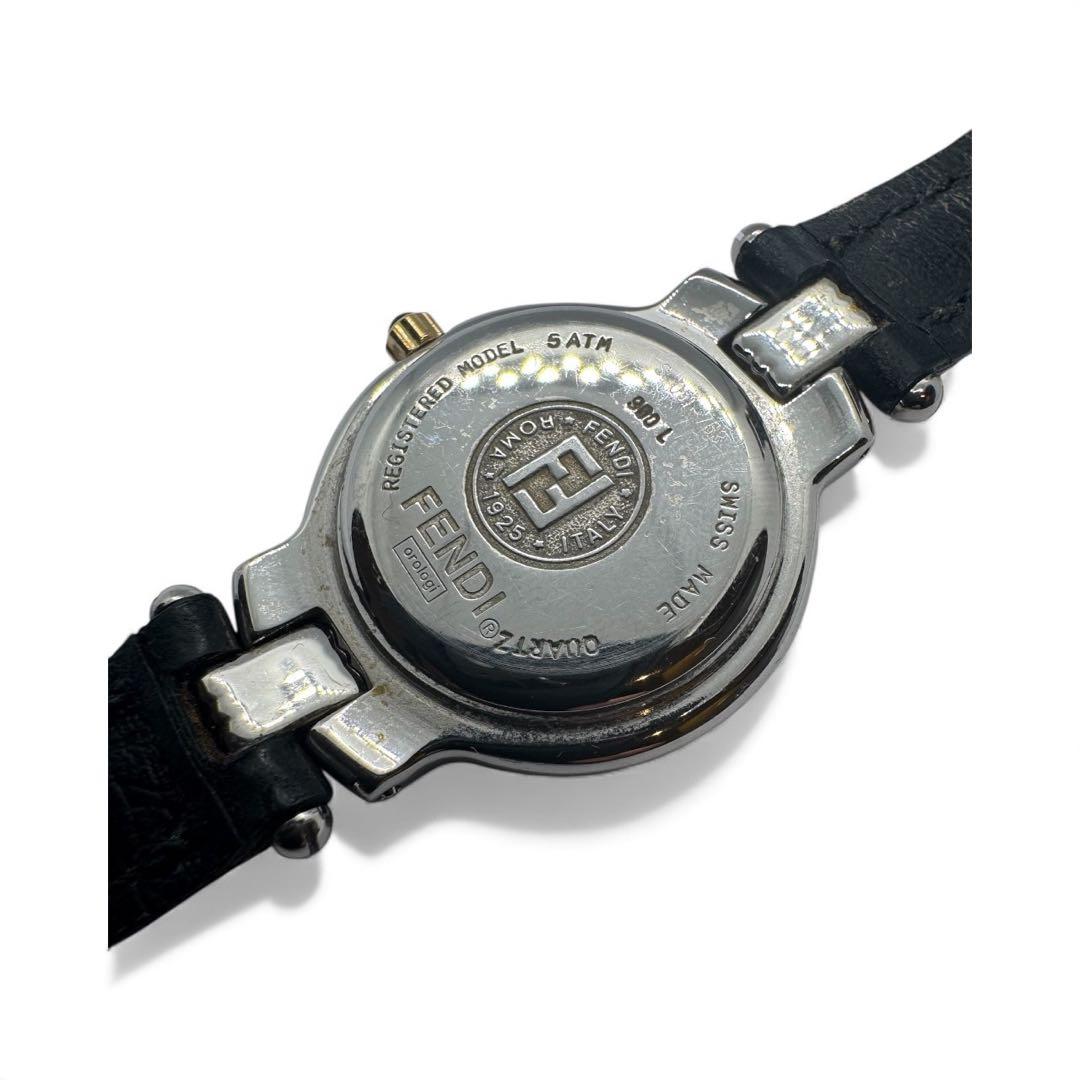 FENDI 腕時計 900L シルバー/ゴールド 白文字盤 レディース
