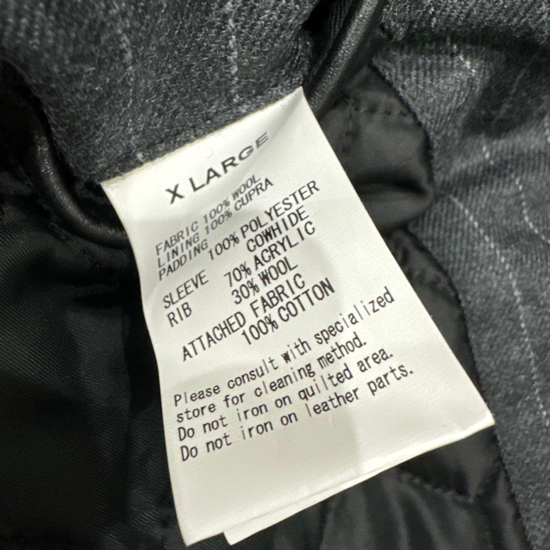 ジャケット・アウター Stussy X fragment varsity jacket BLACK