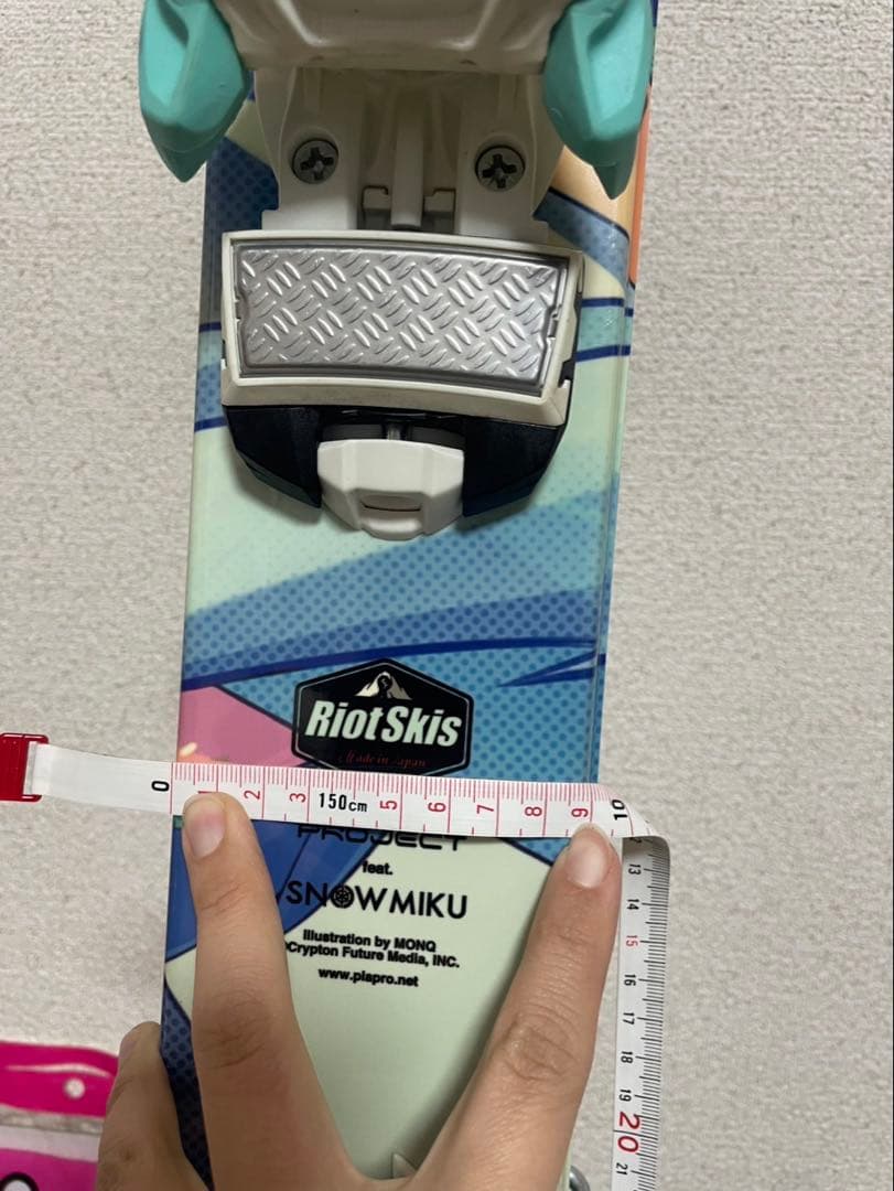 RIOT SKIS 初音ミク　フリースタイル　 MIKU 楓夏