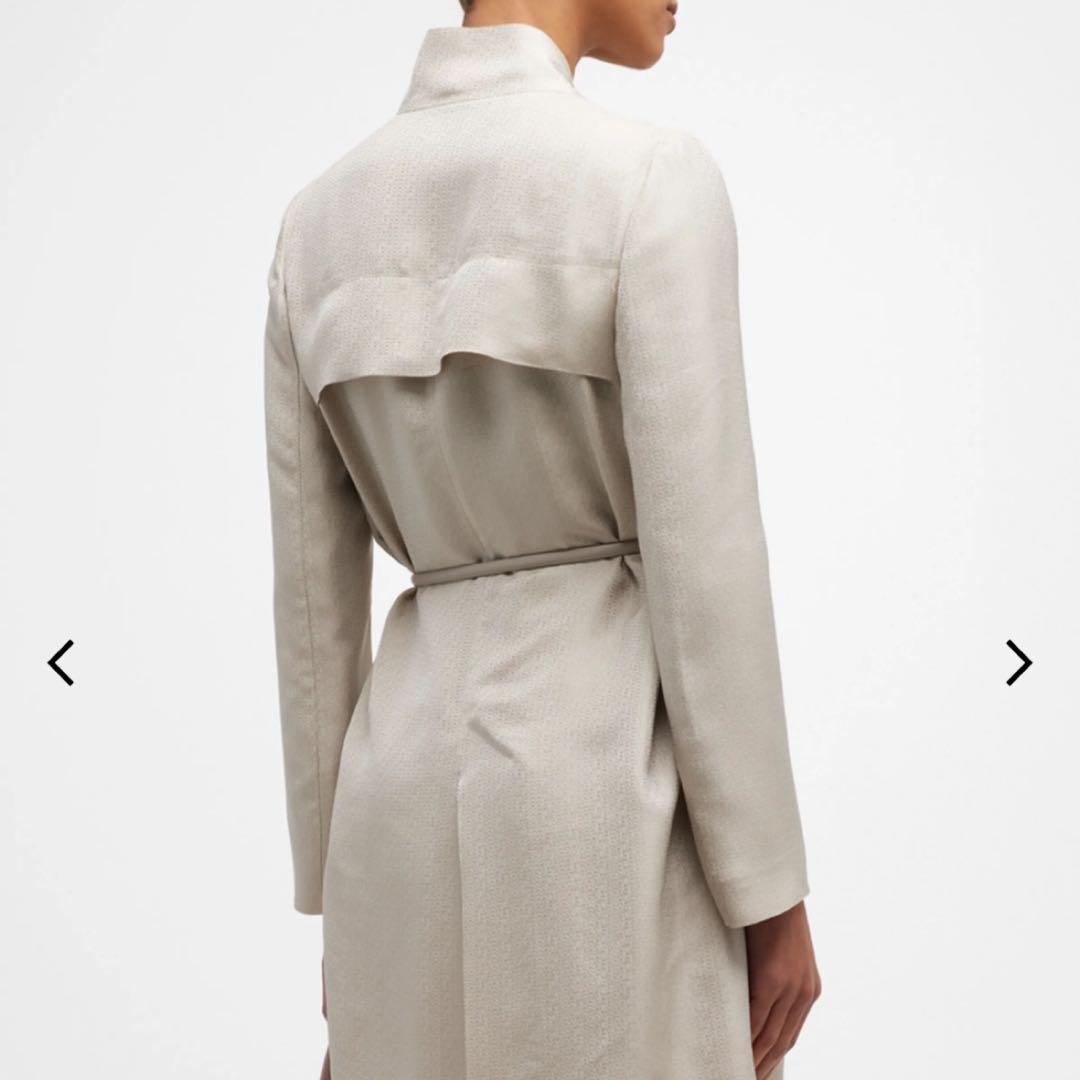 【23SS/約35万】ジョルジオアルマーニ 最高級 黒ラベル コート グレージュ