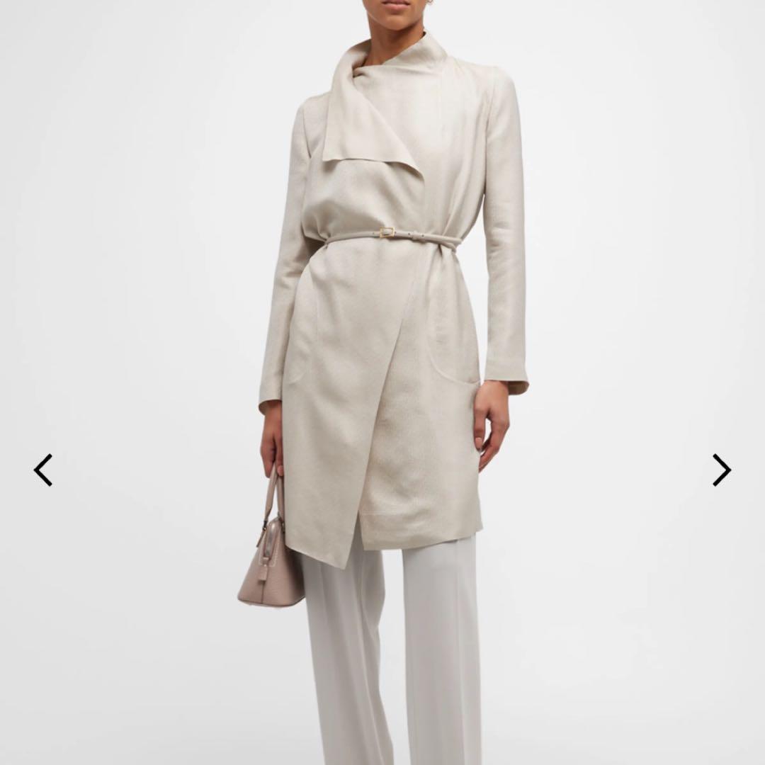 【23SS/約35万】ジョルジオアルマーニ 最高級 黒ラベル コート グレージュ