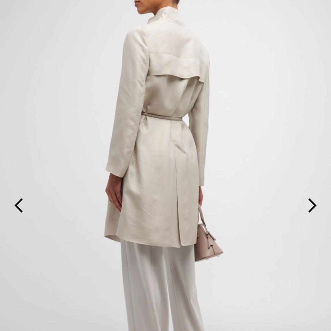 【23SS/約35万】ジョルジオアルマーニ 最高級 黒ラベル コート グレージュ