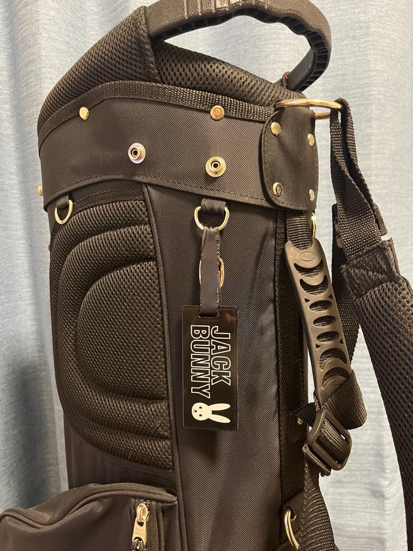 JACK BUNNY スタンド式ゴルフバッグ ブラック