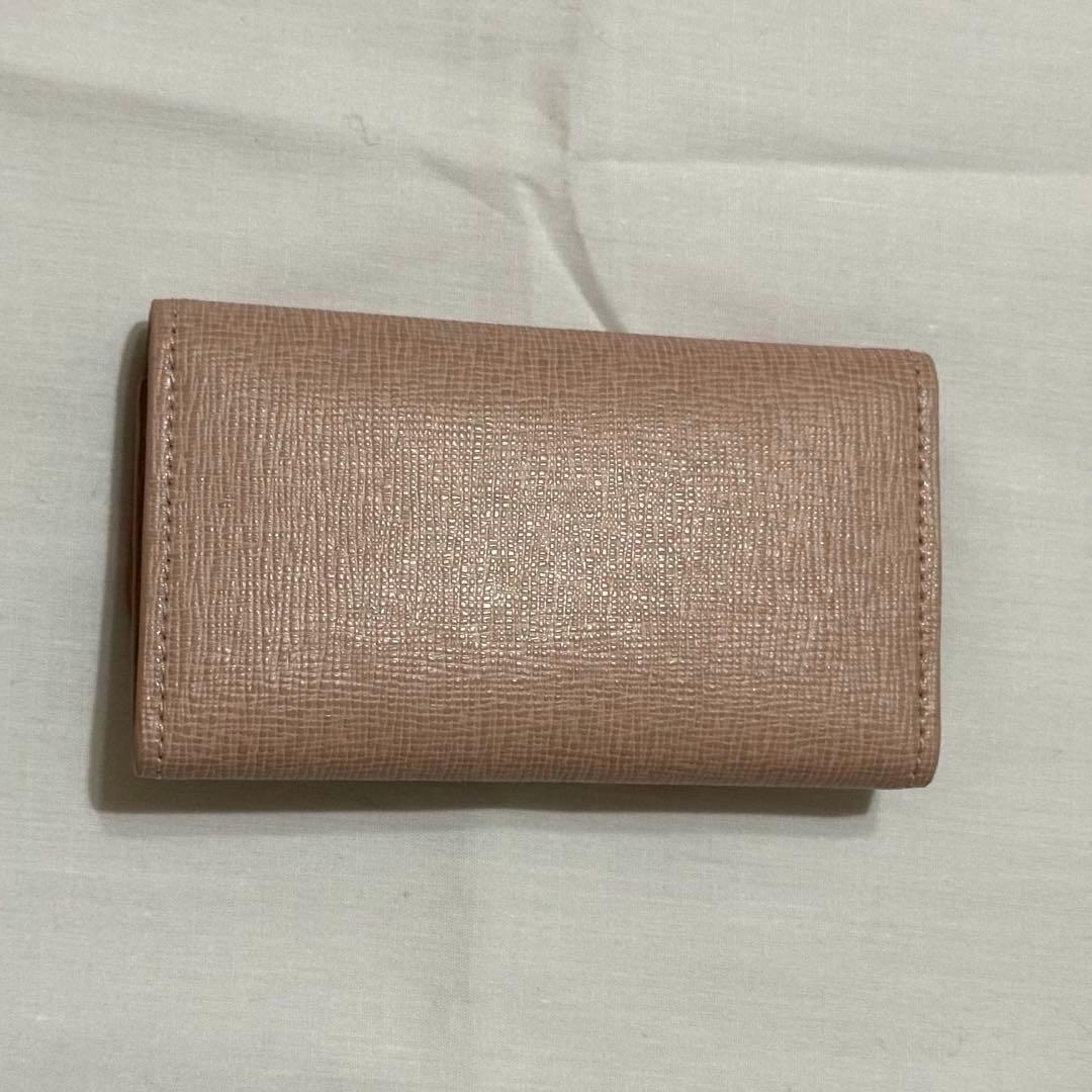FURLA キーケース　ピンクベージュ
