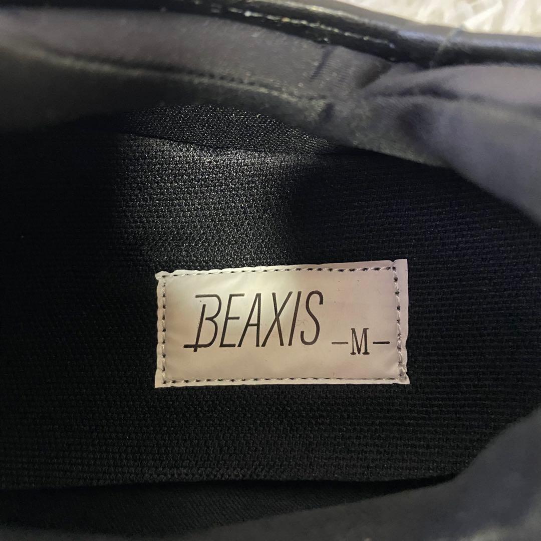 美品✨BEAXIS ビーアクシス スニーカー スリムコア ブラック 今村式 M