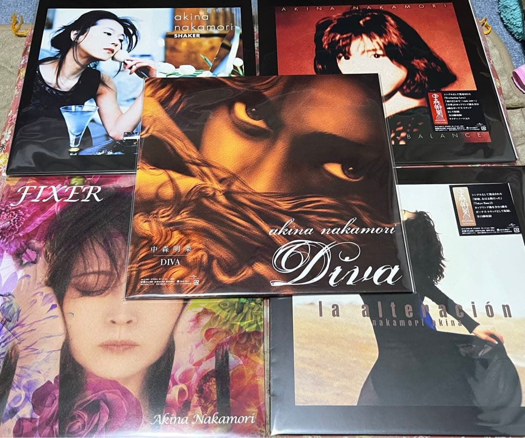 中森明菜 レコード 9枚