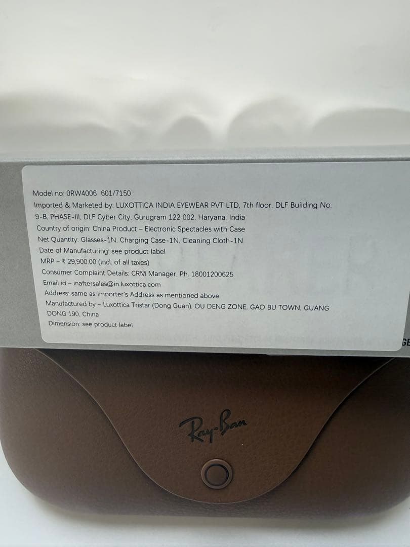 日本未発売モデル　Ray-Ban  WAYFARER RW4006