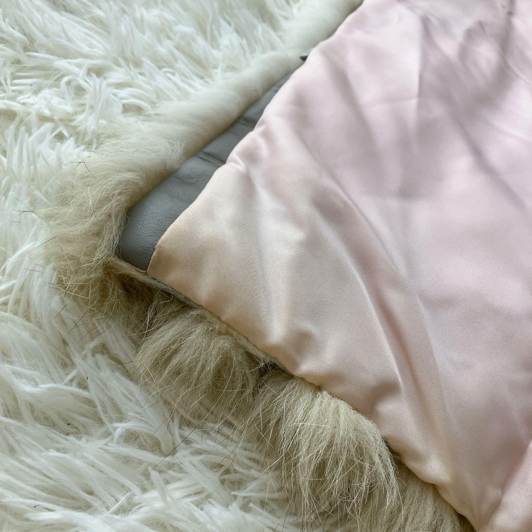 サガフォックス フォックスファー ファーコート リアルファー 本毛皮 銀サガ L