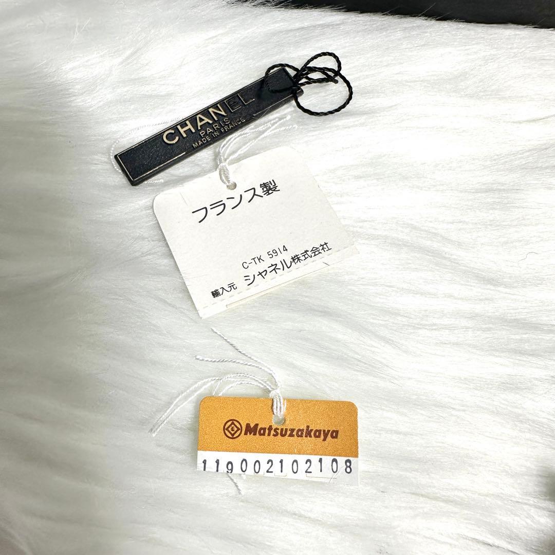 シャネル カメリア リボン バレッタ ヘアアクセサリー ネイビー ホワイト 箱