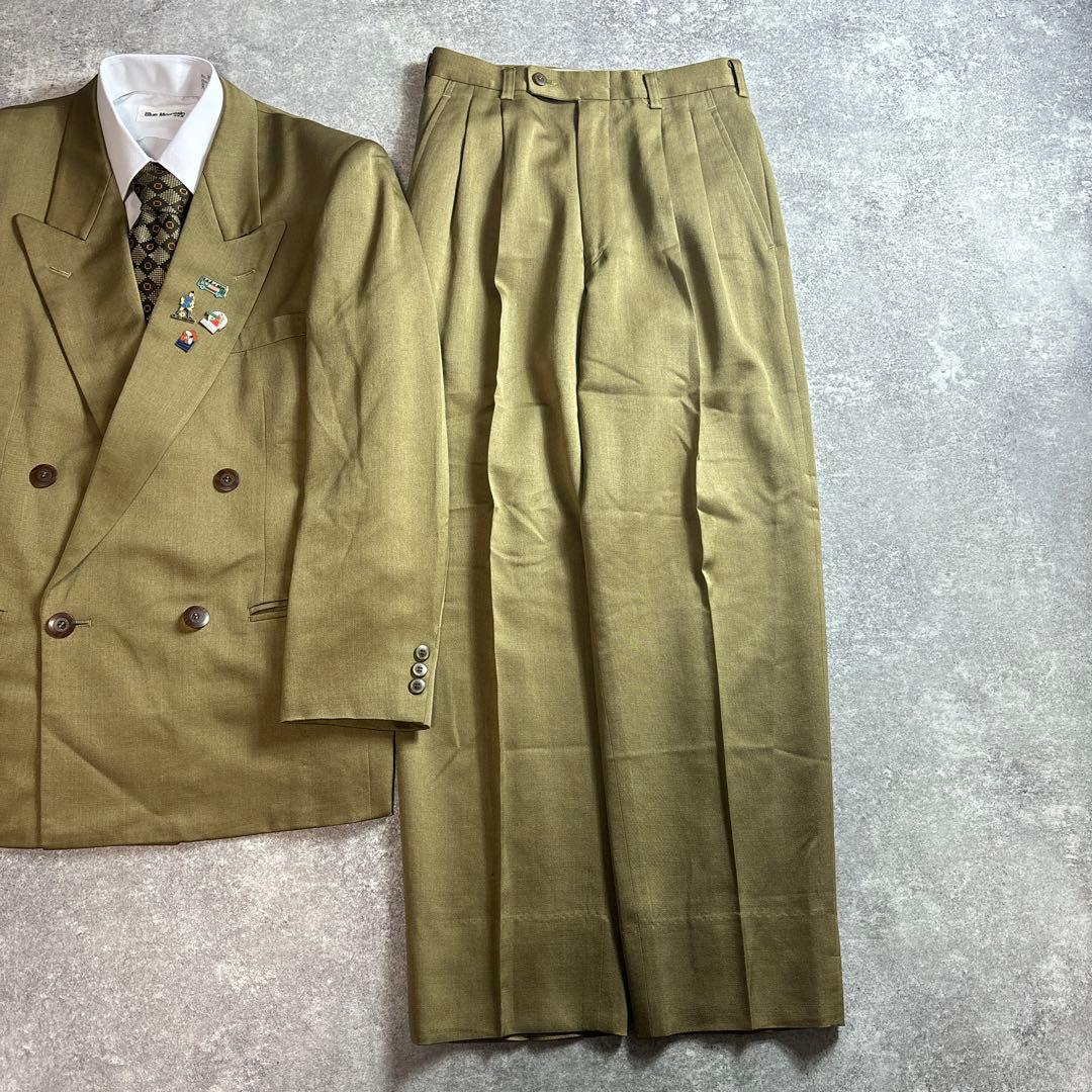 セットアップ ダブルスーツ 成人式 入学式 ピンズ vintage no.97