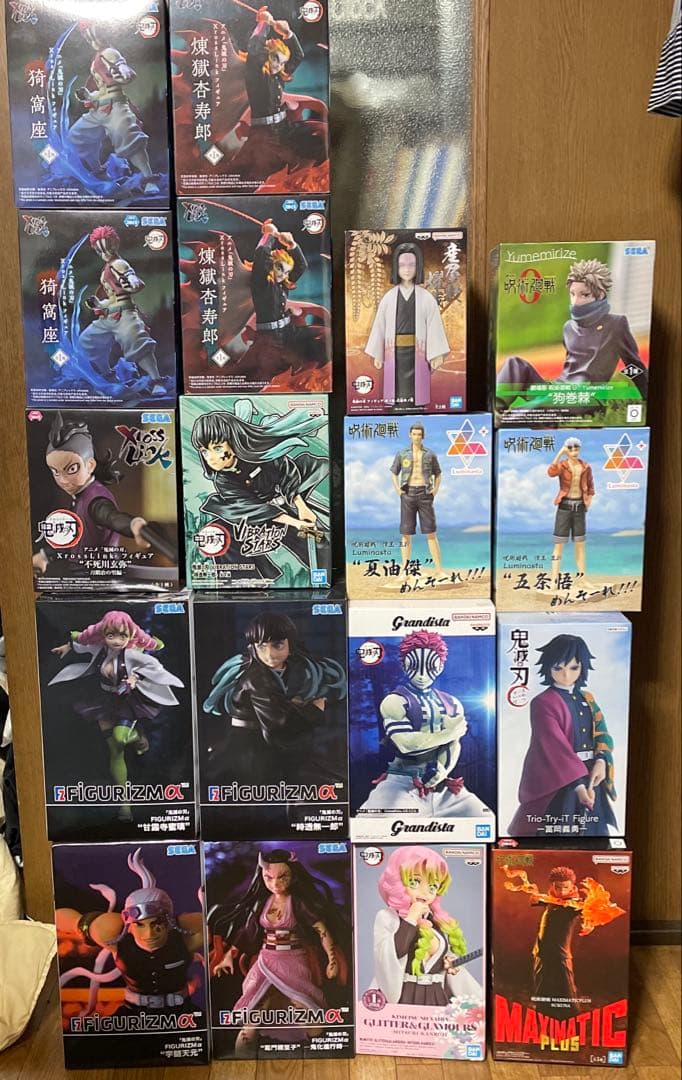 計18体 鬼滅の刃 呪術廻戦 プライズフィギュア まとめ売り