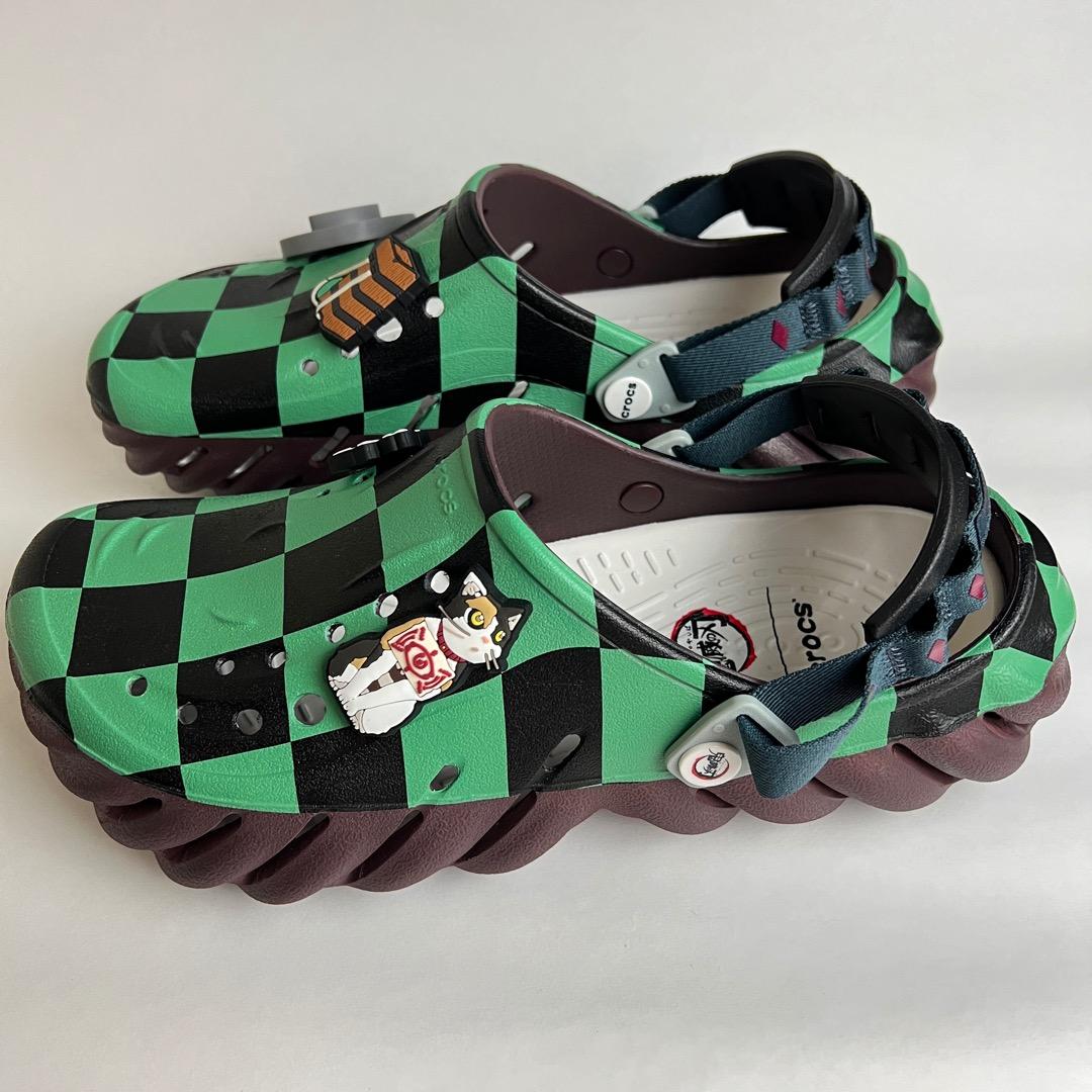 新品未使用品 鬼滅の刃コラボクロックスエコー 炭次郎モデル 27cm