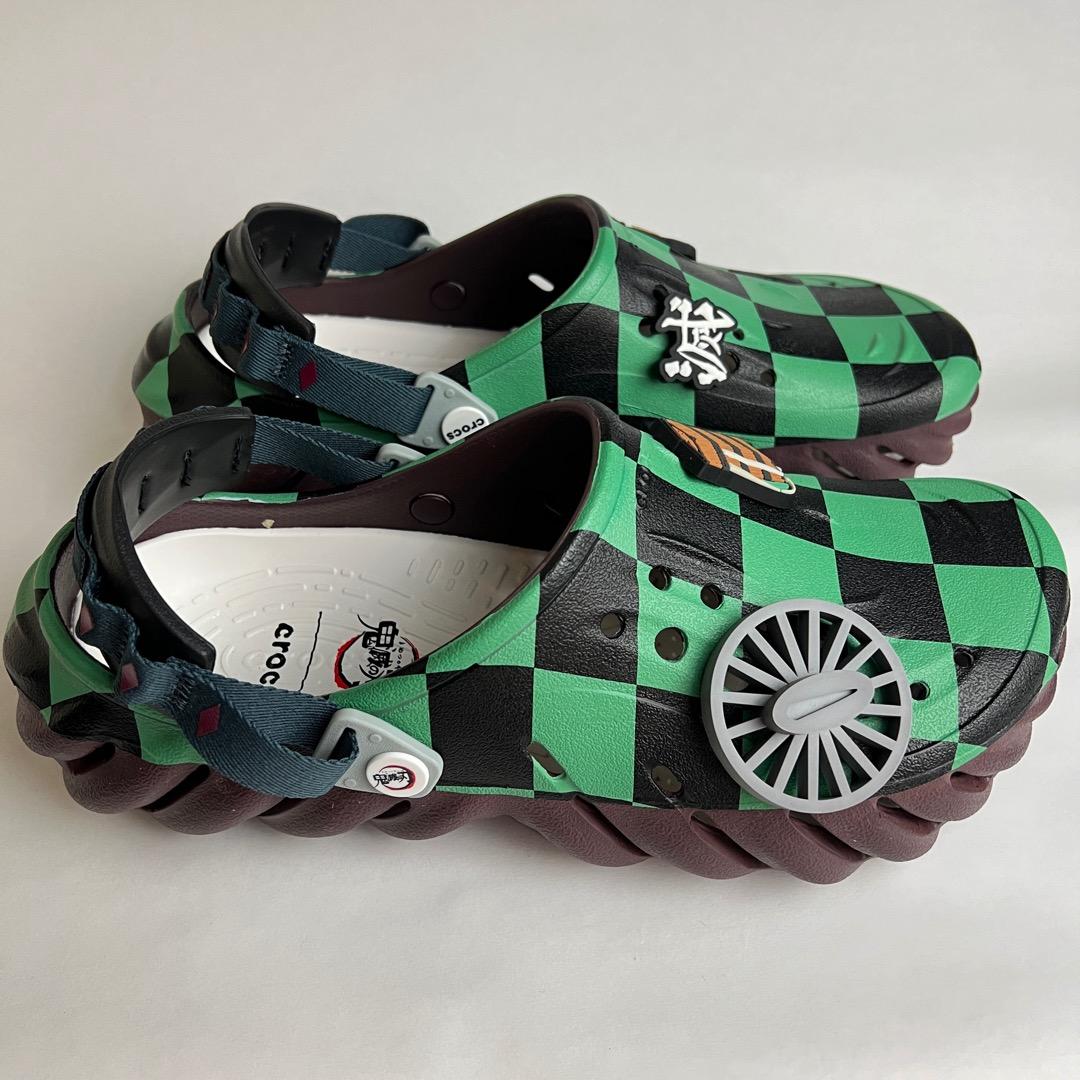 新品未使用品 鬼滅の刃コラボクロックスエコー 炭次郎モデル 27cm