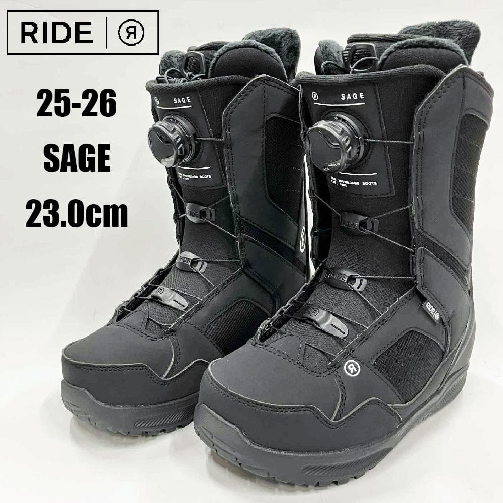 【新品】25-26 RIDE SAGE 23.0cm 女性用スノーボードブーツ