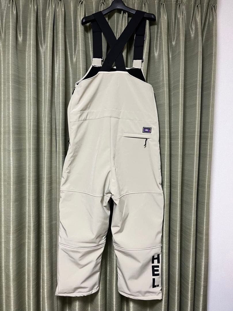 新品 HELLOID ヘルロイド　スノーボード ビブ パンツ