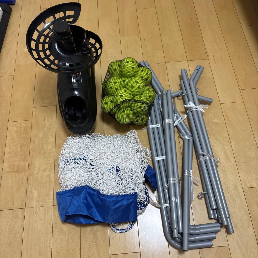 ☆美品　エンドレス打撃練習トスマシン・ネット・ボール　フィールドフォース